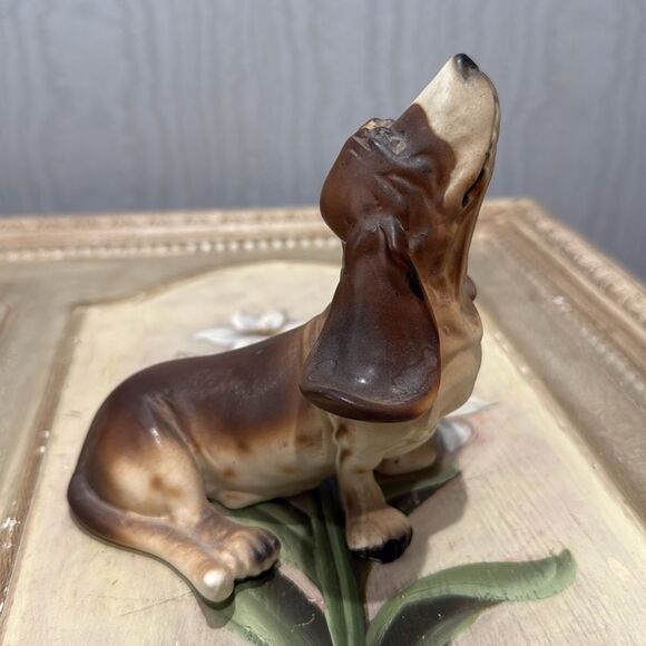 Vintage Norcrest Basset Hound Figurines Japan PLEASE READ DESCRIPTION - Picture 3 of 16